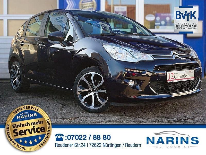 Blau Gebraucht 2015 Citroën C3 Exclusive Kleinwagen | 7.990 € (Fairer Preis) - Bild 1/4