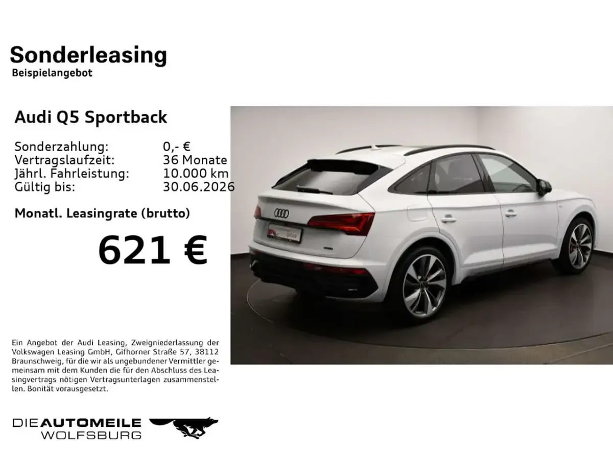 Gebraucht Audi Q5 S-Line 367 PS (269 kW) 2025 Gletscherweiß metallic SUV