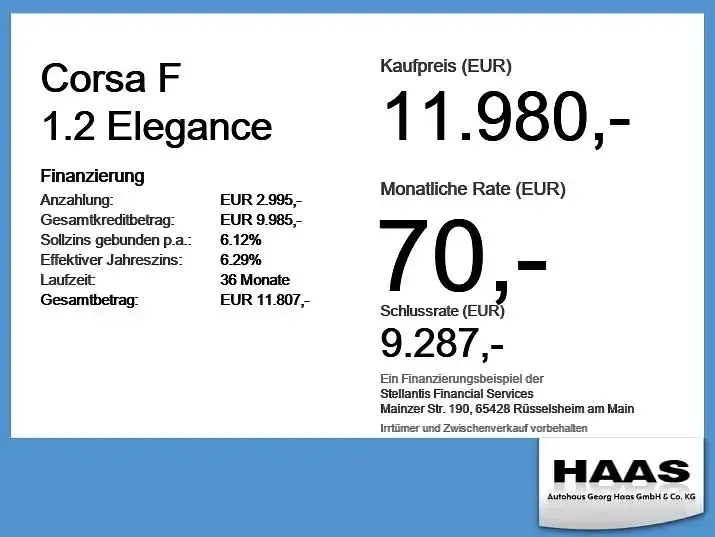 Gebraucht Opel Corsa Elegance 75 PS (55 kW) 2023 Rot Kleinwagen