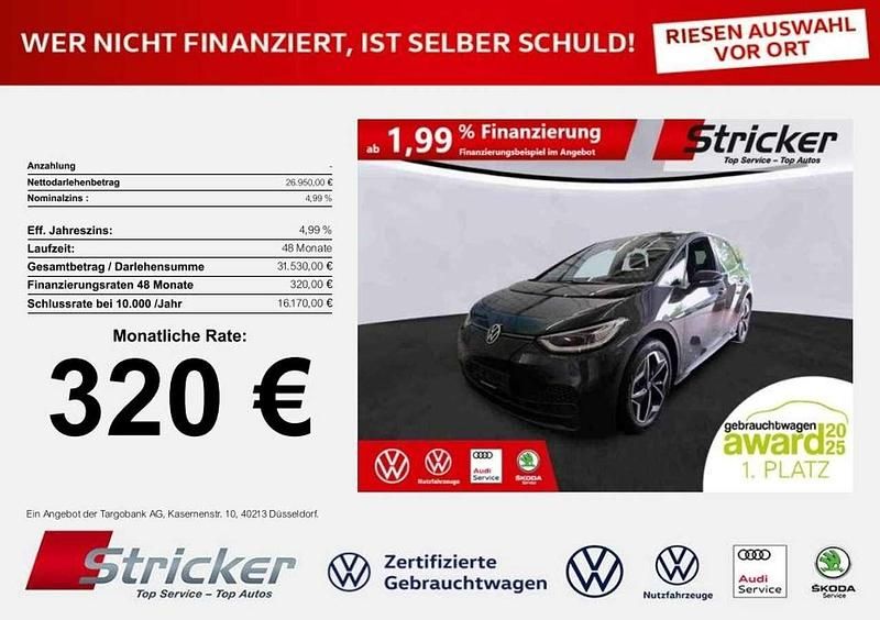 Mangangrau metallic Gebraucht 2022 VW ID.3 Pro Kleinwagen | 26.949 € (Etwas zu teuer) - Bild 1/3