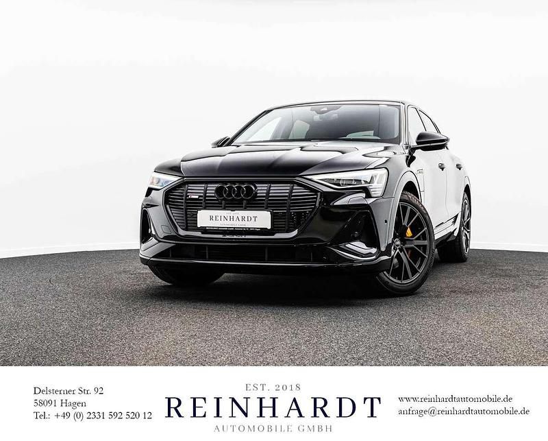 Mythosschwarz metallic Gebraucht 2022 Audi e-tron Black Edition SUV | 39.870 € (Guter Preis) - Bild 1/3