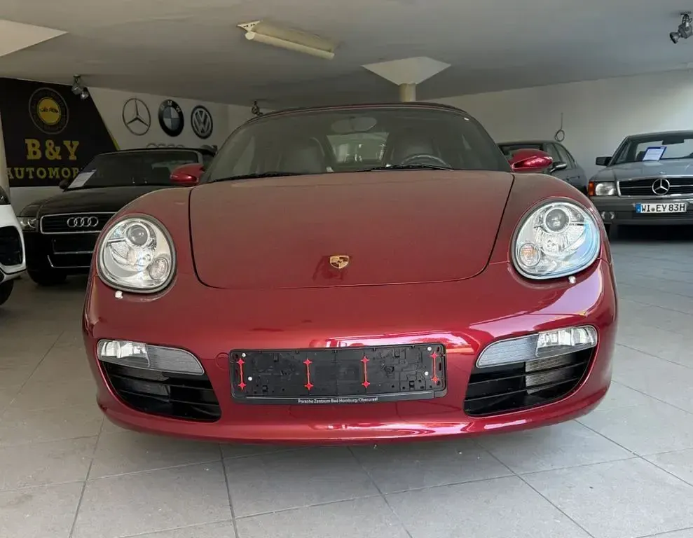 Gebraucht Porsche Boxster 245 PS (180 kW) 2008 Rot Cabrio