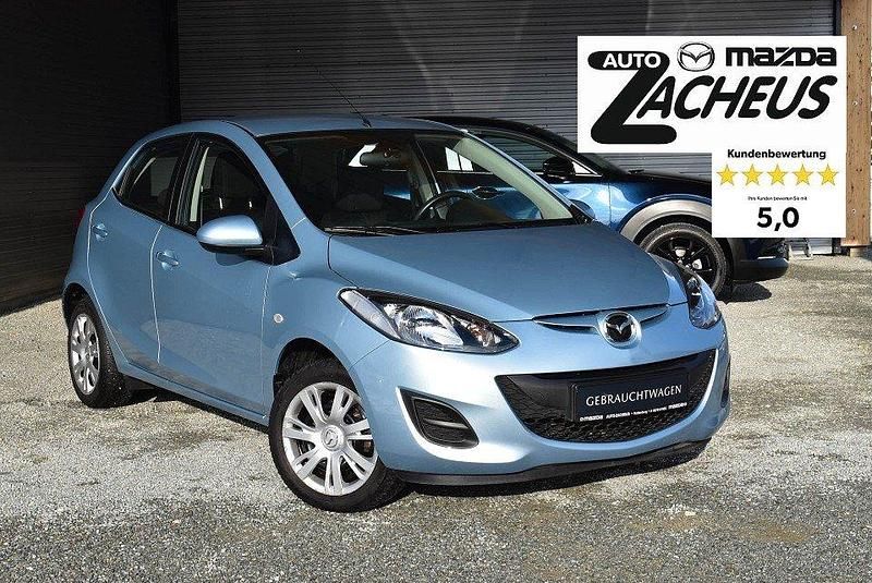 Pontosblau metallic (metallic) Gebraucht 2011 Mazda 2 Center-Line Kleinwagen | 6.900 € (Teuer) - Bild 1/4