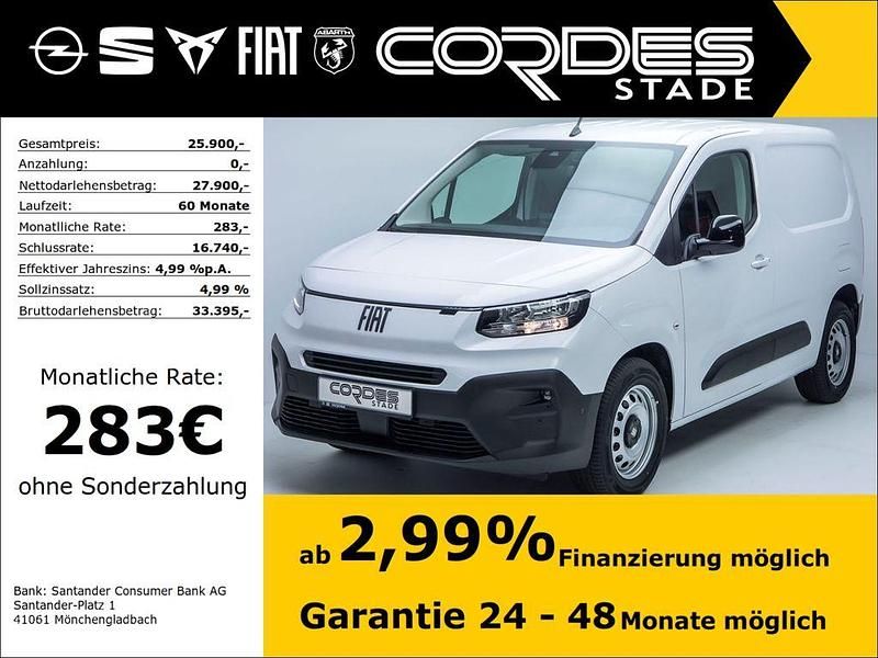 Neu Fiat e-Doblò 100 kW (136 PS) 2025 Weiss Van / Kleinbus