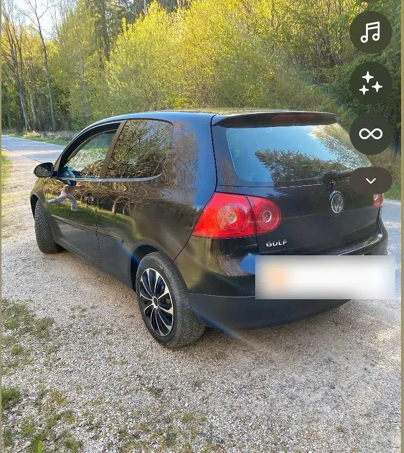 Usado VW Golf 150 HP (110 kW) 2005 Preto Coupé