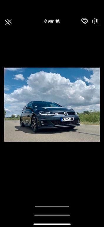 Blau Gebraucht 2019 VW Golf VII GTD Kombi | 16.700 € (Guter Preis) - Bild 1/4