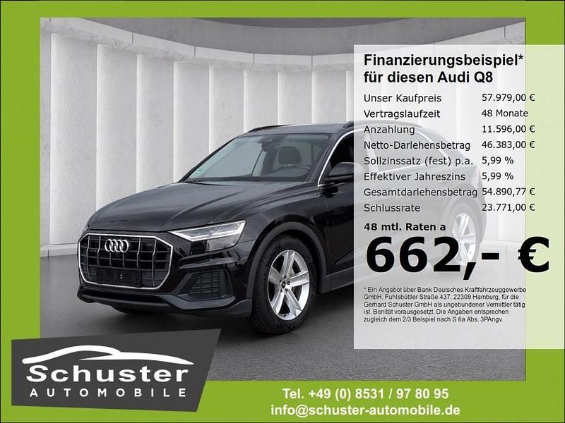 Gebraucht Audi Q8 286 PS (210 kW) 2022 Schwarz SUV