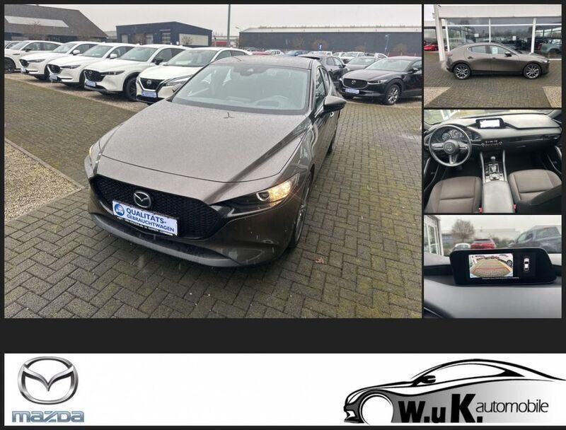 Grau Gebraucht 2021 Mazda 3 Selection Limousine | 20.990 € (Fairer Preis) - Bild 1/4