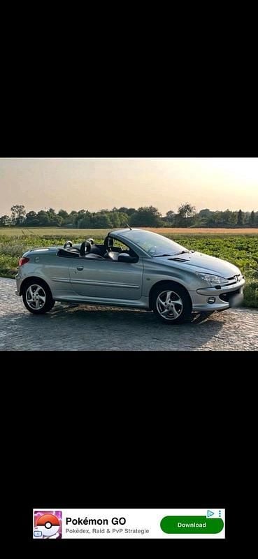Gebraucht Peugeot 206 CC 109 PS (80 kW) 2003 Grau Cabrio