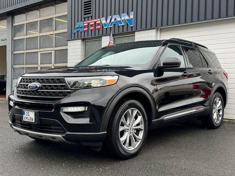 Schwarz Gebraucht 2021 Ford Explorer SUV | 36.650 € - Bild 1/4