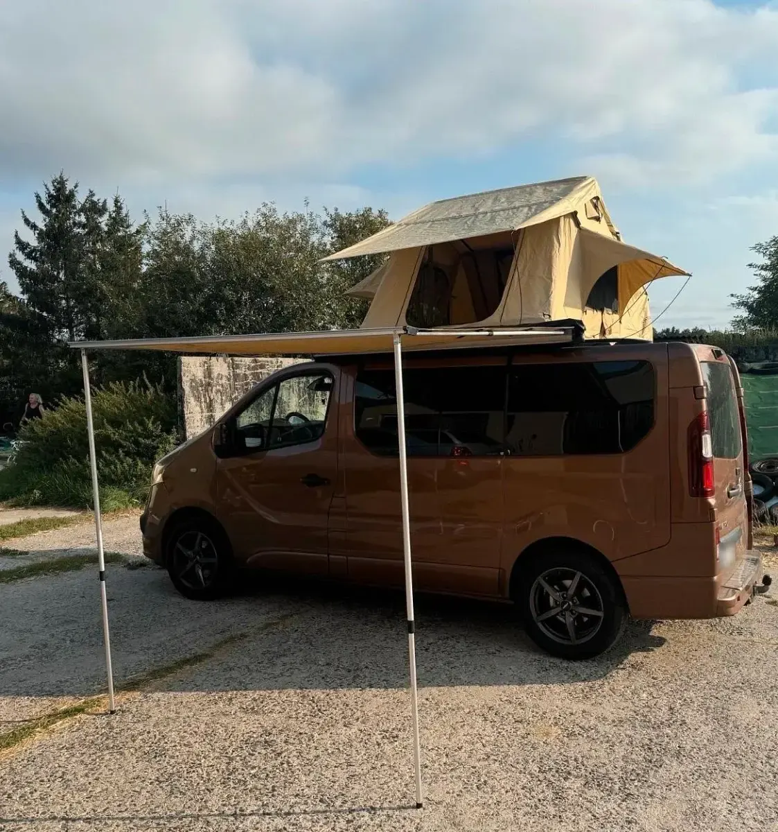 Gebraucht Opel Vivaro 145 PS (106 kW) 2016 Braun Van / Kleinbus