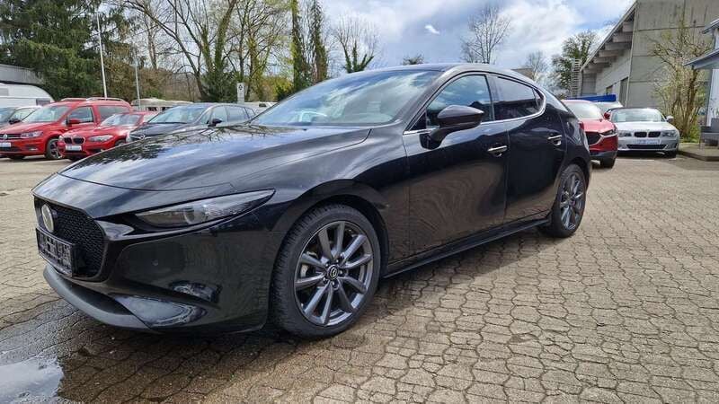 Jet black Gebraucht 2021 Mazda 3 Limousine | 19.990 € (Fairer Preis) - Bild 1/4