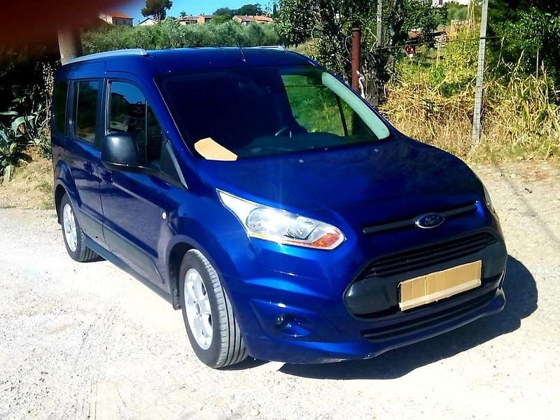 Blau Gebraucht 2015 Ford Tourneo Connect Titanium Van / Kleinbus | 7.550 € - Bild 1/4