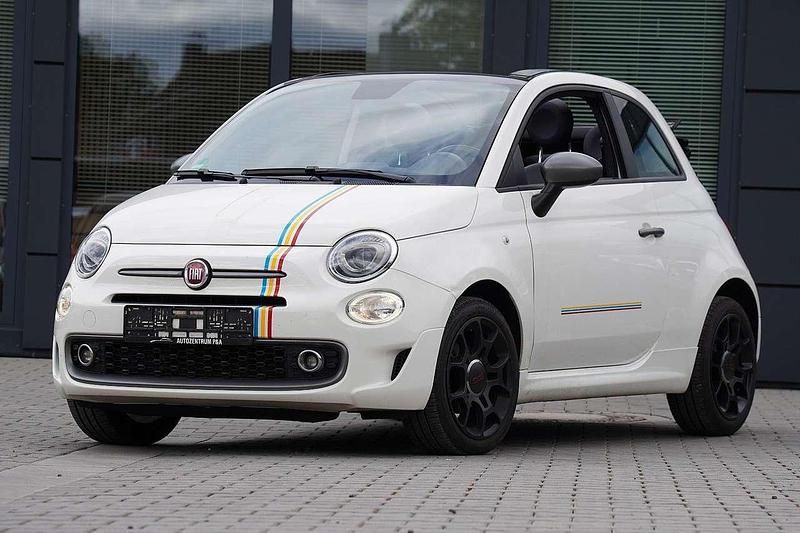 Bianco bianco/ bossa nova/calc Gebraucht 2018 Fiat 500C S Cabrio | 10.800 € (Fairer Preis) - Bild 1/4