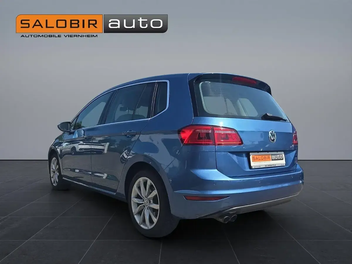Gebraucht VW Golf Sportsvan Highline 150 PS (110 kW) 2015 Blau Van / Kleinbus