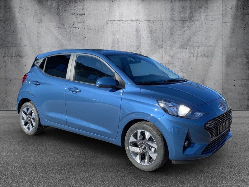 Vibrant blue pearl Neu 2024 Hyundai i10 GO! Kleinwagen | 15.990 € (Fairer Preis) - Bild 1/4