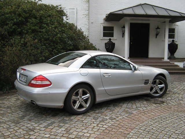Iridiumsilber metallic Gebraucht 2006 Mercedes SL500 Cabrio | 40.000 € - Bild 1/3