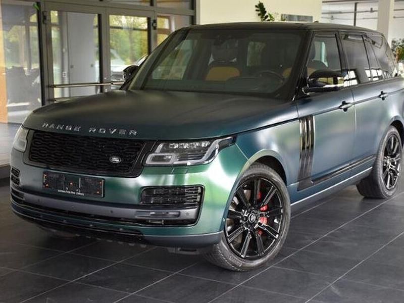 Svo premium palette green Gebraucht 2021 Land Rover Range Rover SVAutobiography Dynamic Black SUV | 94.450 € - Bild 1/4