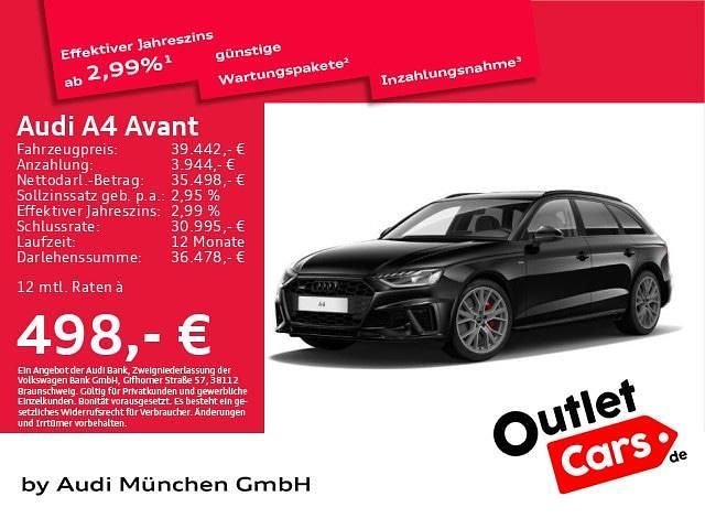 Mythosschwarz metallic Gebraucht 2021 Audi A4 Ambiente Kombi | 38.973 € (Etwas zu teuer) - Bild 1/3