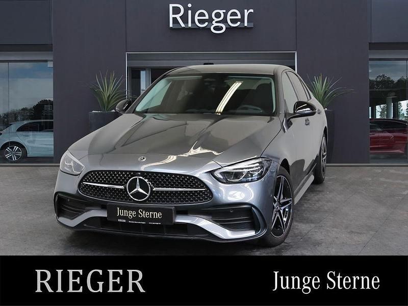 Grey metallic Gebraucht 2024 Mercedes C300e AMG Limousine | 44.799 € (Superpreis) - Bild 1/4