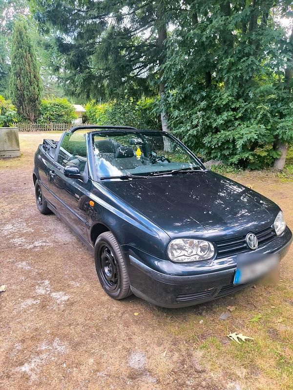 Blau Gebraucht 1999 VW Golf Cabriolet Cabrio | 900 € (Superpreis) - Bild 1/4