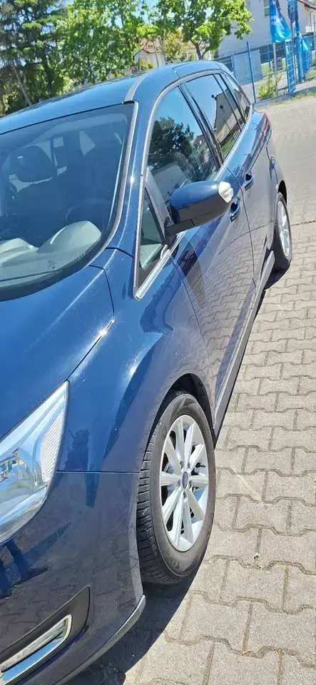 Gebraucht Ford Grand C-Max 125 PS (91 kW) 2016 Blau Van / Kleinbus