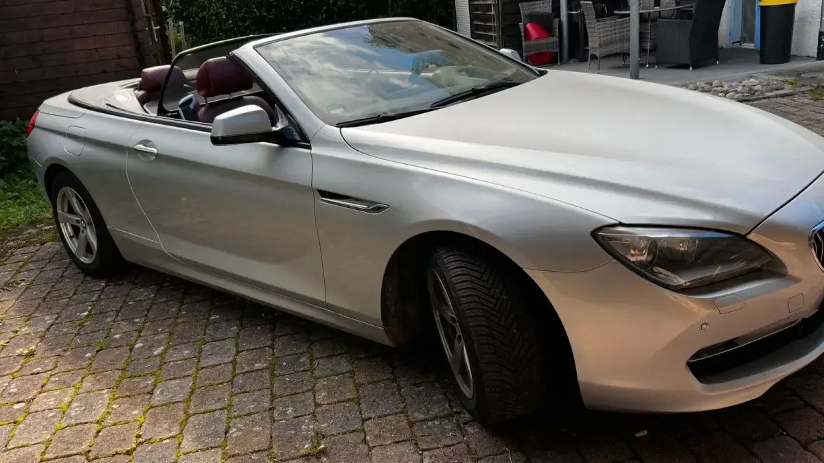 Gebraucht BMW 640 Cabriolet 313 PS (230 kW) 2012 Silber Cabrio