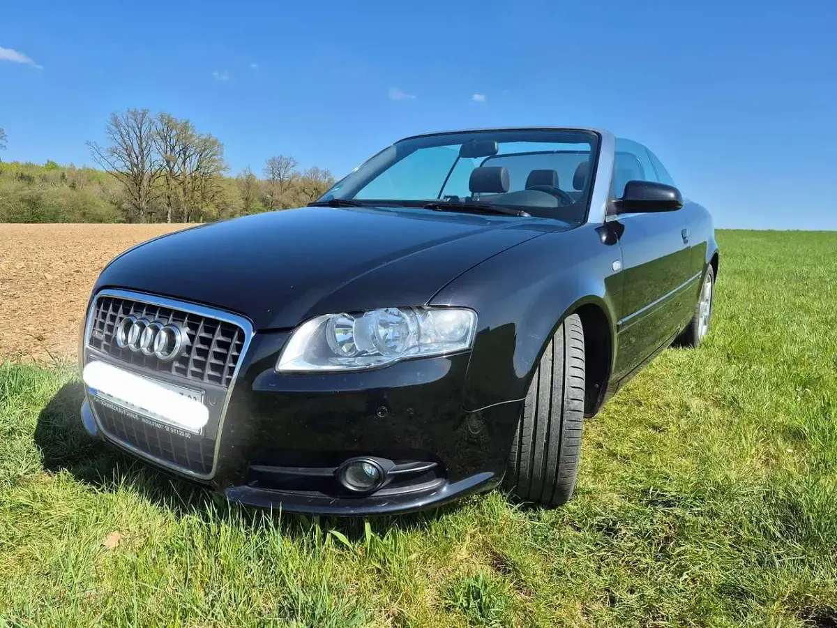 Gebraucht Audi Cabriolet S-Line 163 PS (119 kW) 2008 Schwarz Cabrio