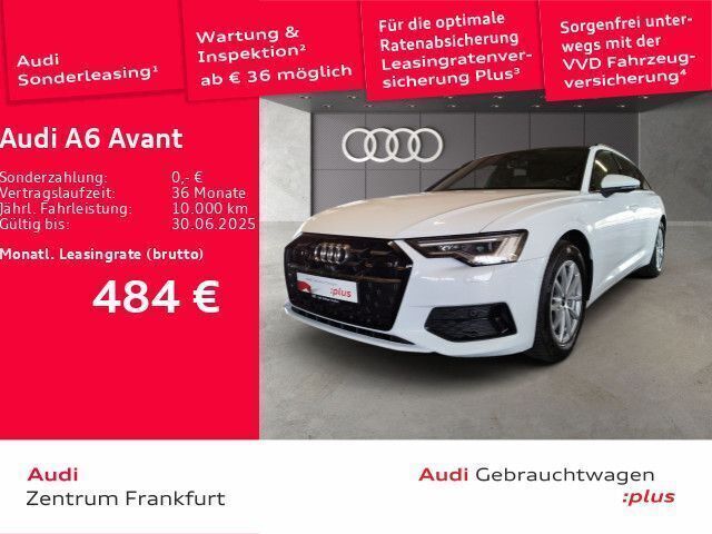 Gletscherweiß metallic Gebraucht 2024 Audi A6 Advanced Plus Kombi | 47.450 € (Fairer Preis) - Bild 1/2