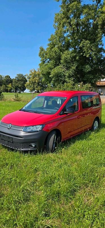 Rot Neu 2024 VW Caddy Maxi Van / Kleinbus | 35.499 € (Etwas zu teuer) - Bild 1/4
