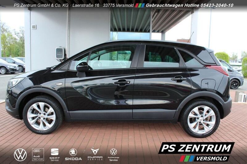 Gebraucht Opel Crossland X Edition 110 PS (80 kW) 2017 Schwarz SUV