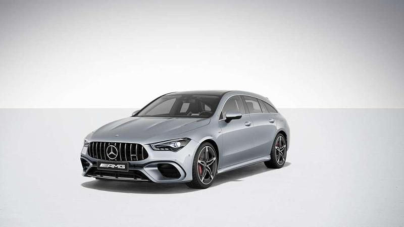 Metalliclack hightechsilber Gebraucht 2023 Mercedes CLA45 AMG Shooting Brake AMG Kombi | 55.670 € (Etwas zu teuer) - Bild 1/2