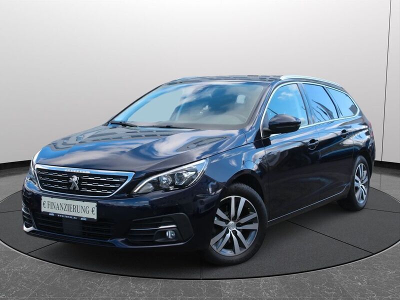 Blau Gebraucht 2019 Peugeot 308 Allure Kombi | 7.997 € (Guter Preis) - Bild 1/4