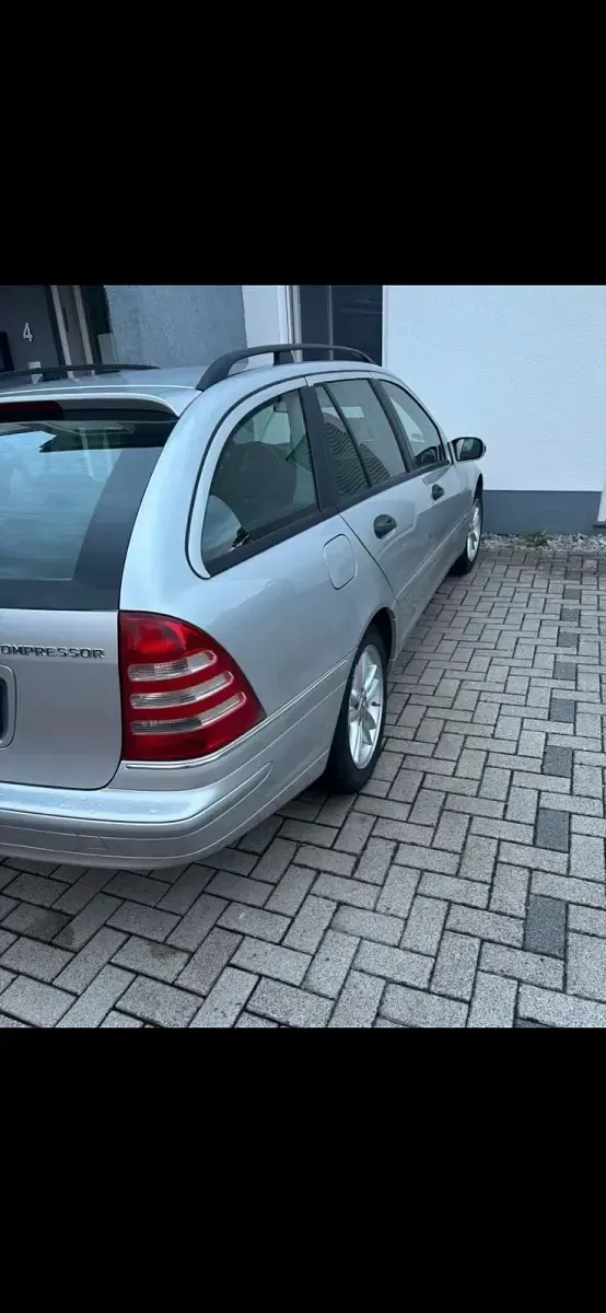 Gebraucht Mercedes C180 2003 Silber Kombi