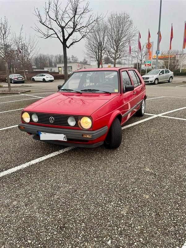 Gebraucht VW Golf II 69 PS (50 kW) 1990 Rot Kleinwagen
