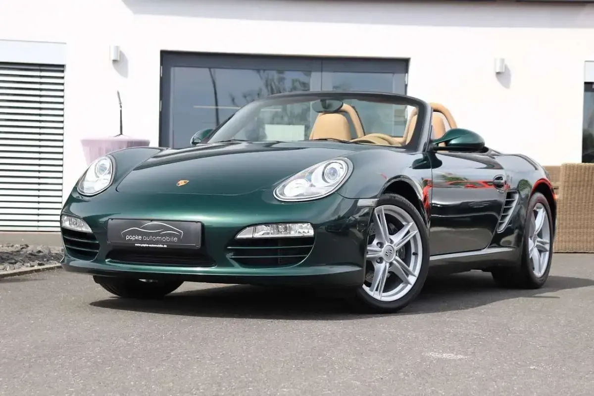 Gebraucht Porsche Boxster 256 PS (188 kW) 2010 Grün Cabrio
