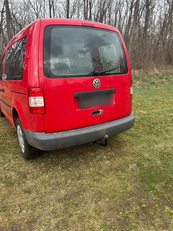 Gebraucht VW Caddy 75 PS (55 kW) 2006 Rot Van / Kleinbus
