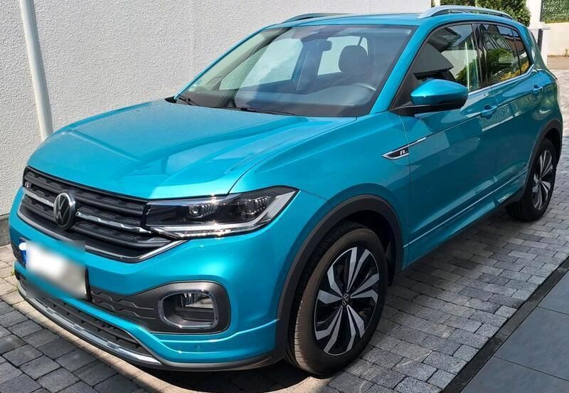 Grün Gebraucht 2021 VW T-Cross Style SUV | 18.299 € (Guter Preis) - Bild 1/4