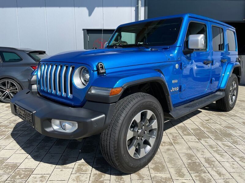 Blau Gebraucht 2022 Jeep Wrangler Overland SUV | 54.890 € - Bild 1/4