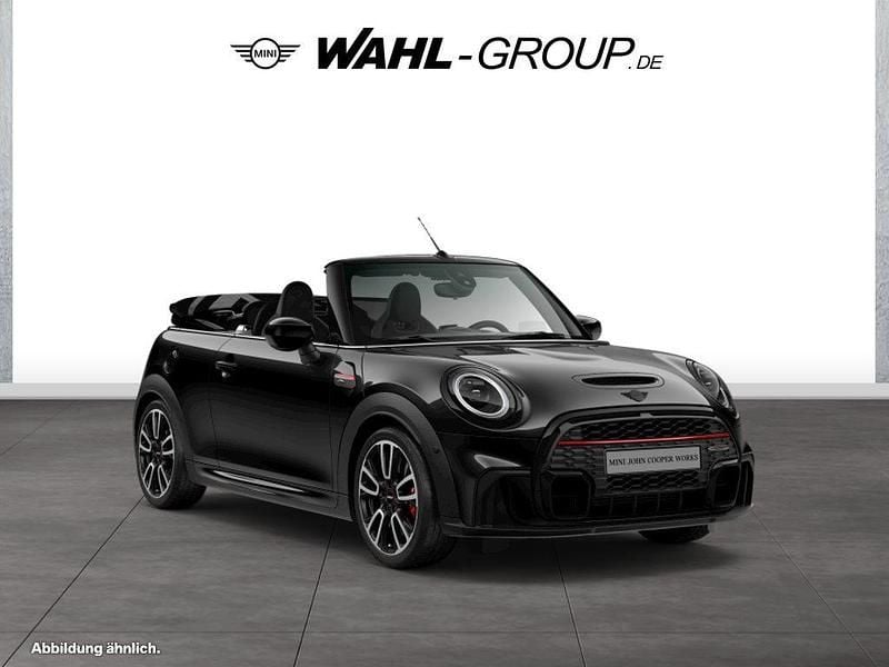 Schwarz Gebraucht 2021 Mini John Cooper Works Cabriolet Cabrio | 32.890 € (Fairer Preis) - Bild 1/4