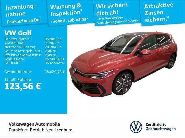 Kings red metallic Gebraucht 2025 VW Golf VIII R-line Limousine | 35.980 € (Etwas zu teuer) - Bild 1/4