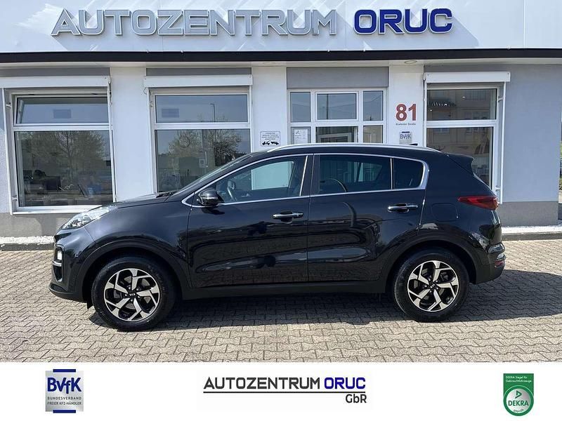 (1k) zilinaschwarz met. Gebraucht 2019 Kia Sportage Spirit SUV | 17.980 € (Fairer Preis) - Bild 1/4