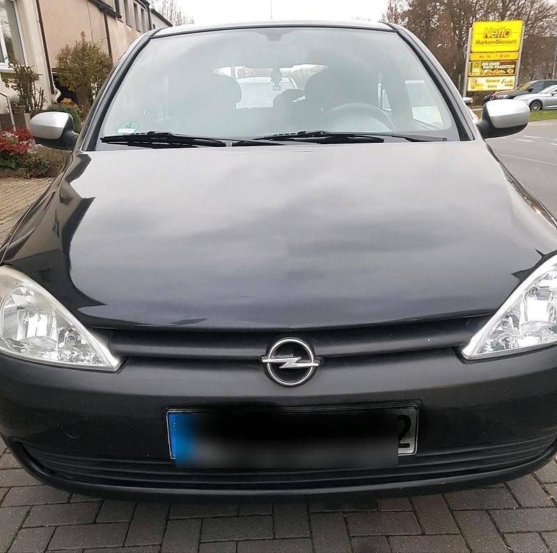 Schwarz Gebraucht 2003 Opel Corsa Kleinwagen | 650 € (Guter Preis) - Bild 1/4