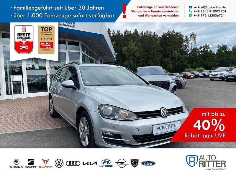 Grau Gebraucht 2014 VW Golf VII Comfortline Kombi | 4.890 € (Guter Preis) - Bild 1/4