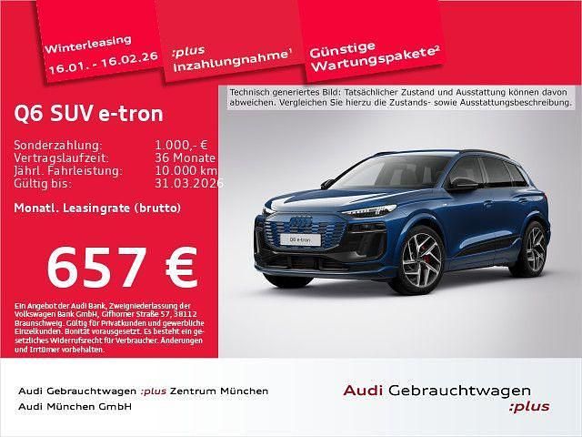 Blau Gebraucht 2025 Audi Q6 e-tron Edition .1 SUV | 68.659 € (Superpreis) - Bild 1/3
