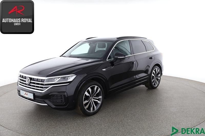 Schwarz Gebraucht 2022 VW Touareg R-line SUV | 55.780 € (Fairer Preis) - Bild 1/4