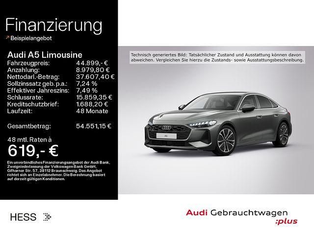 Chronosgrau metallic Gebraucht 2025 Audi A5 Limousine | 44.899 € - Bild 1/4