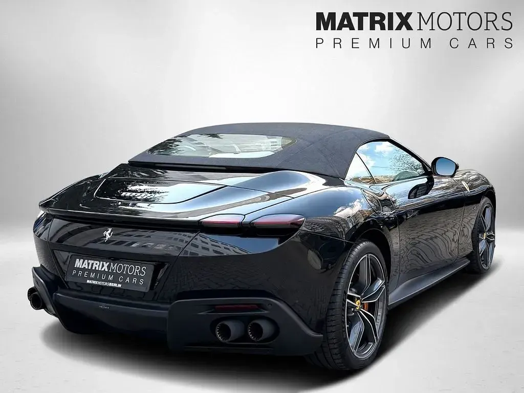 Nouă Ferrari Roma 620 CP (456 kW) 2025 Negru Cabrio