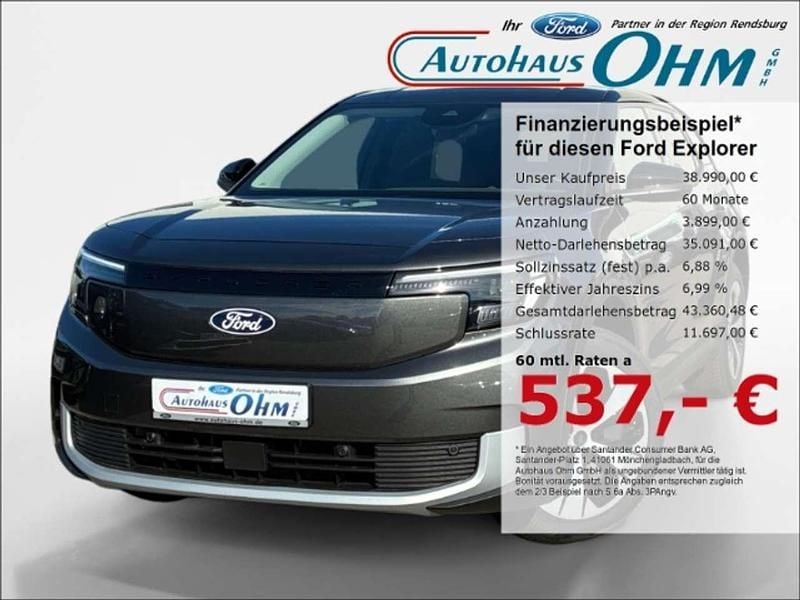 Grau Neu 2025 Ford Explorer SUV | 38.990 € (Superpreis) - Bild 1/3