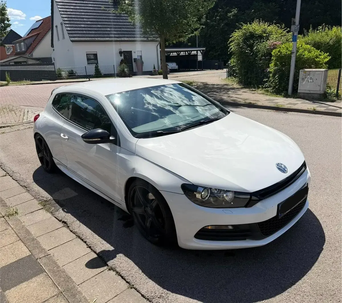 Gebraucht VW Scirocco R-line 170 PS (125 kW) 2009 Weiß Coupé
